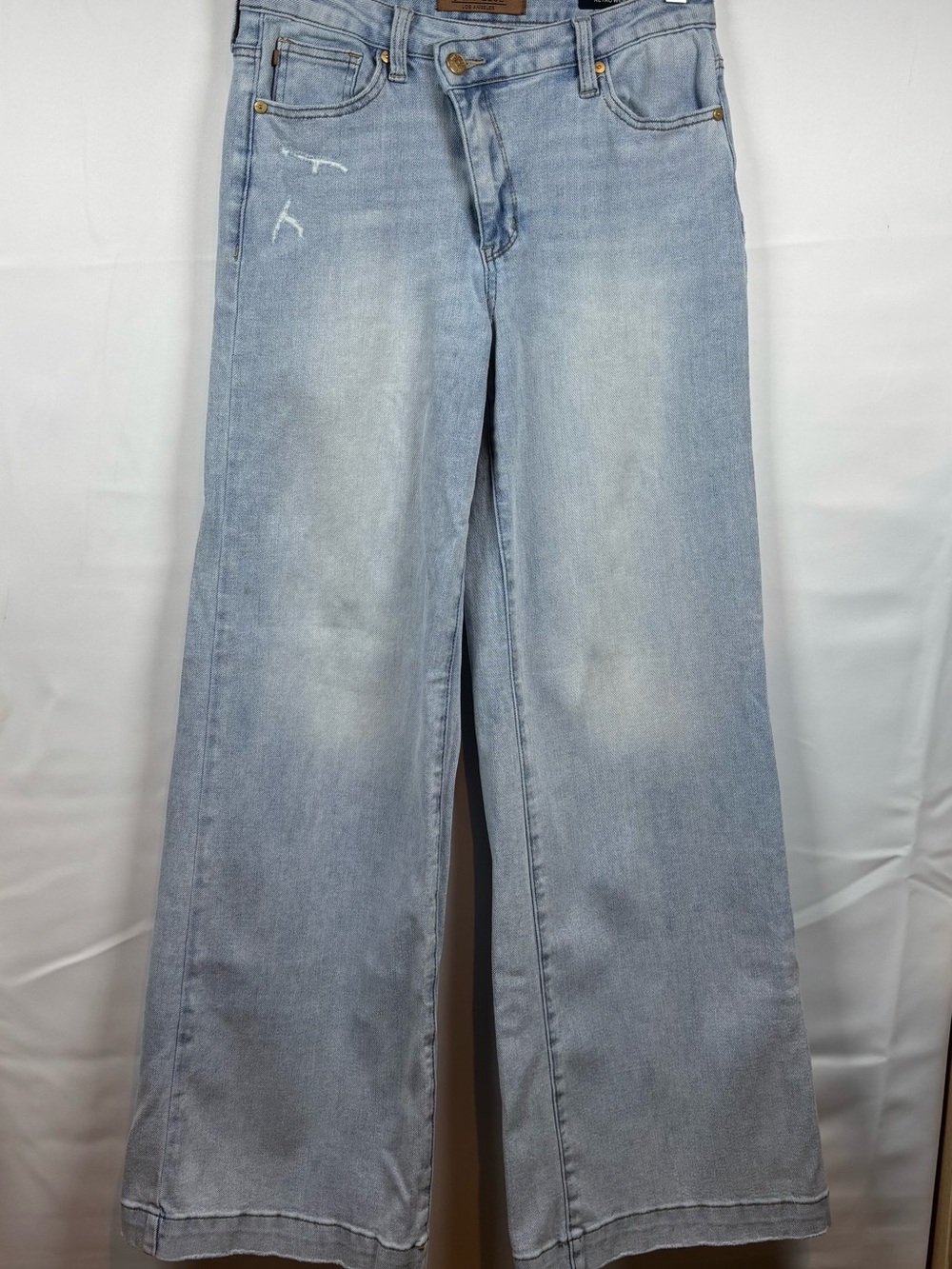 Judy Blue Light Blue Retro Wide Leg Jeans